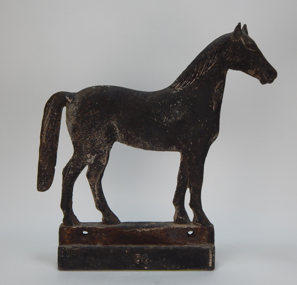 CAST IRON LONG TAIL WINDMILL HORSE 29a636