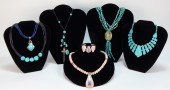 7PC NATIVE AMERICAN STYLE TURQUOISE