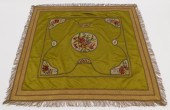 19C CHINESE FOR EURO MARKET GOLD SILK