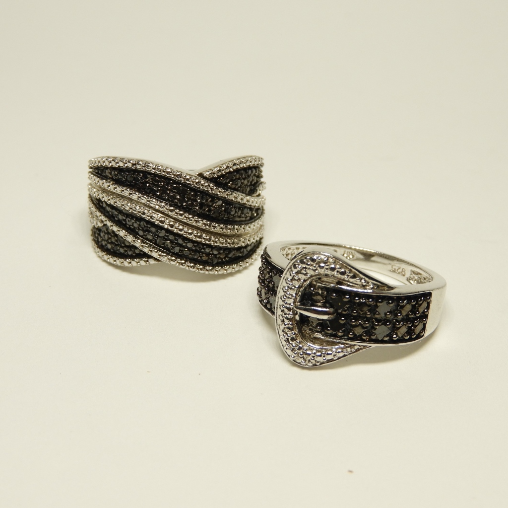 TWO HIGH STYLE STERLING SILVER 29c6e6
