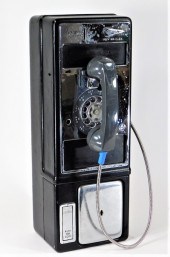 WESTERN ELECTRIC WALL MOUNTED PAY TELEPHONE