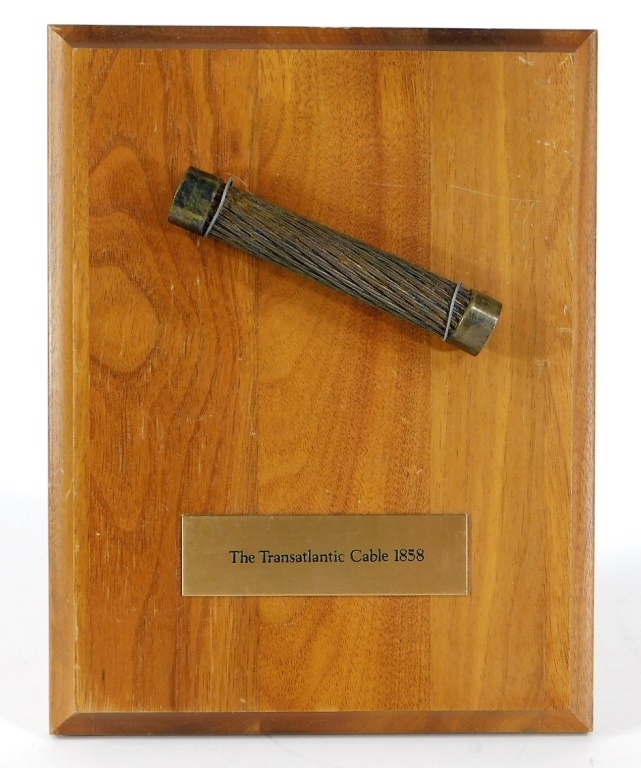 C 1858 MOUNTED SECTION OF THE TRANSATLANTIC 29cf00