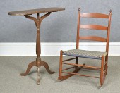 19TH C. SHAKER STYLE IRONING BOARD AND