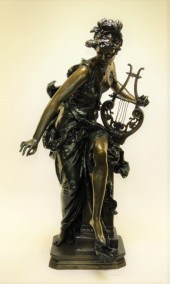 19C. FRENCH NEOCLASSICAL BRONZE AFT.
