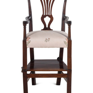 A George III Style Child s Walnut 2a38ee