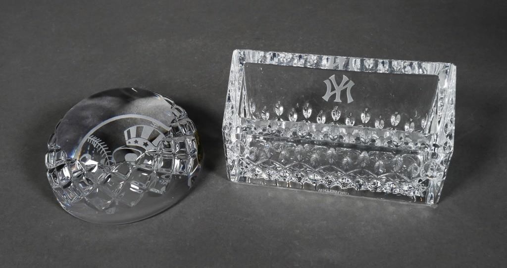  2 WATERFORD CRYSTAL NEW YORK 2a413f