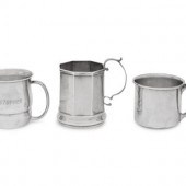 Three American Silver Childrens Cups
19th/20th