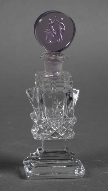 VINTAGE CZECH PERFUME BOTTLE WITH