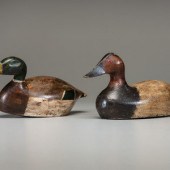 Two Carved Wood Working Decoys
Wisconsin,