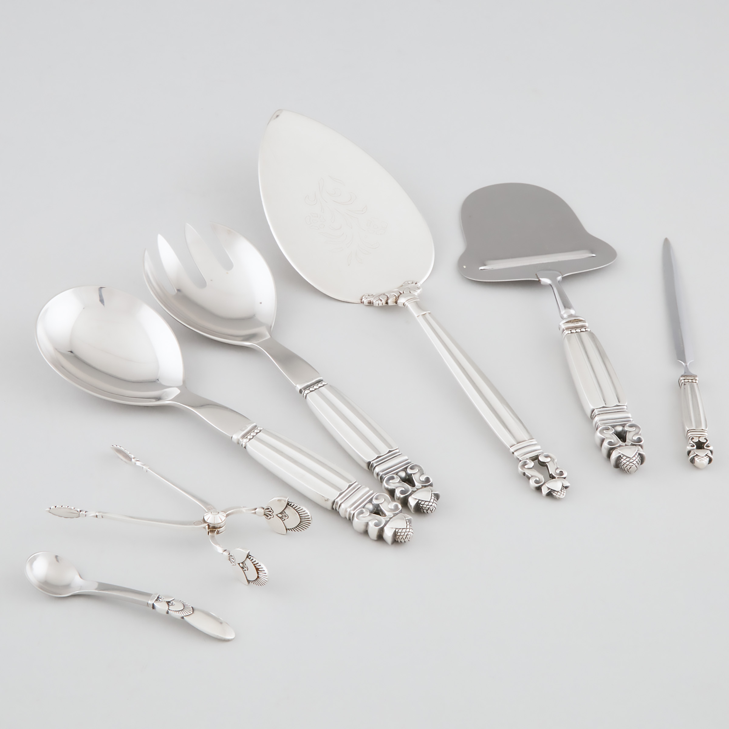 Group of Danish Silver Flatware  2a5670