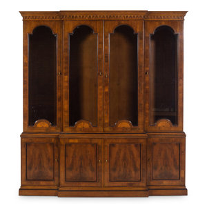 A George III Style Mahogany and Satinwood