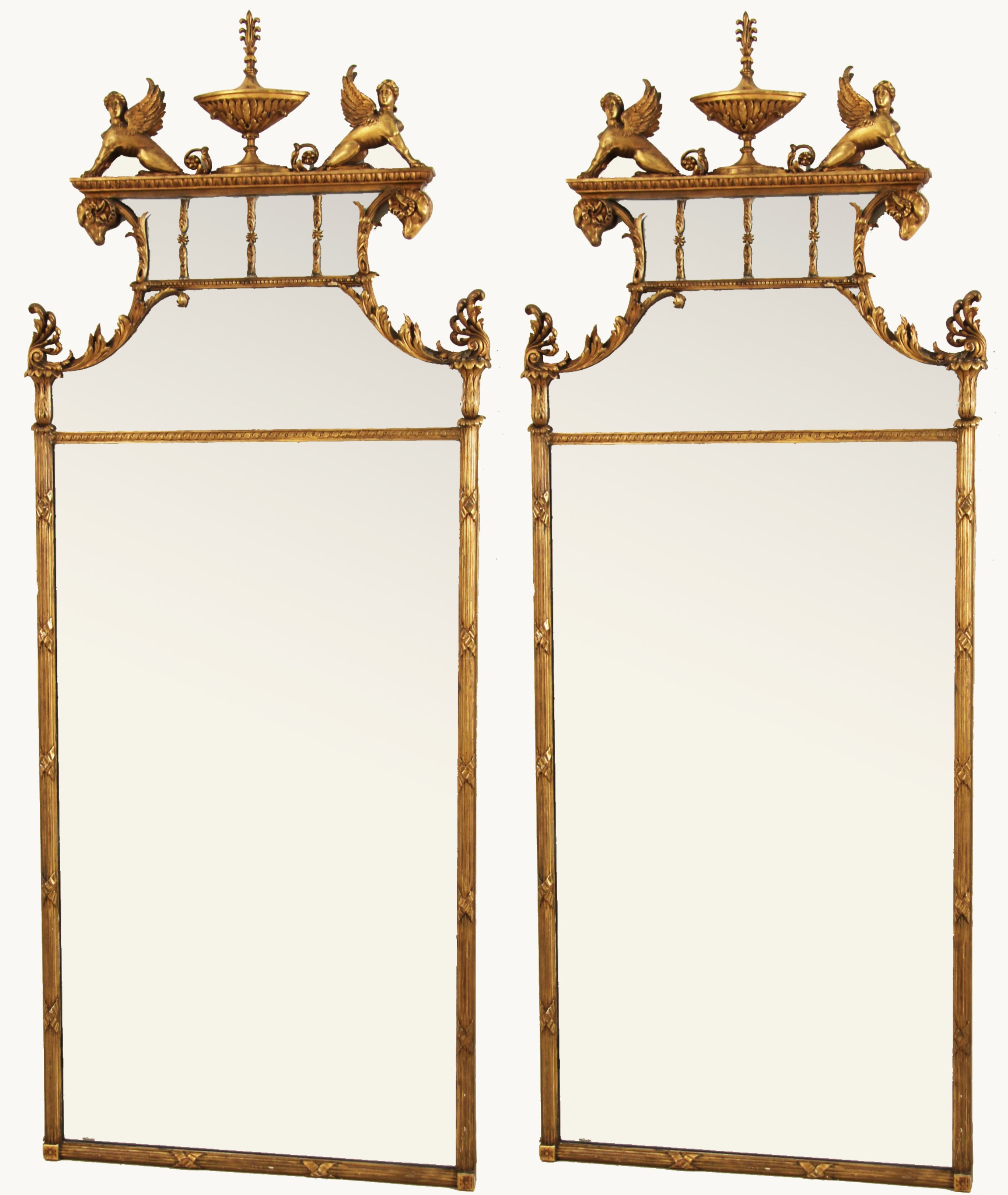 PAIR OF GEORGIAN CARVED GILTWOOD 2a59bd