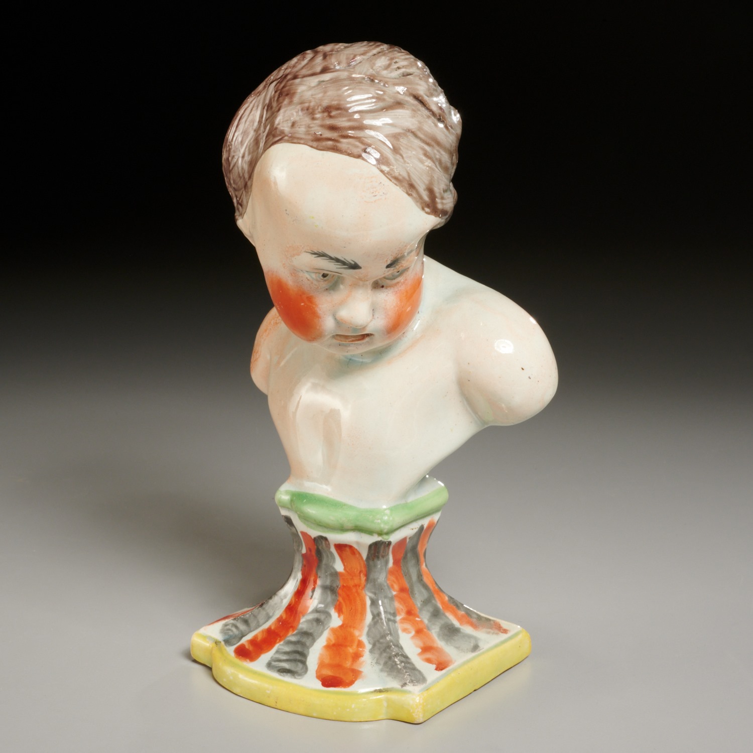 WOOD CALDWELL PEARLWARE BUST 2a5d16