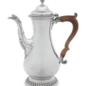 A George III Silver Coffee Pot Thomas 2a5df8