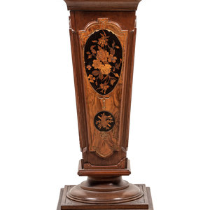 An Italian Marquetry Pedestal 19th 2a6636