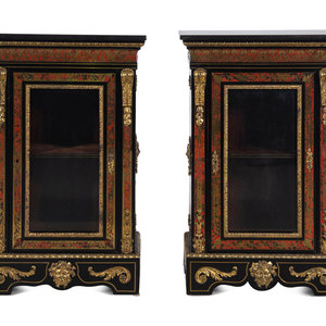 A Pair of Napoleon III Boulle Marquetry 2a6757