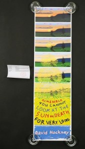 DAVID HOCKNEY OFFSET LITHOGRAPH WITH