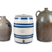 Three Stoneware Vessels
19th Century
comprising