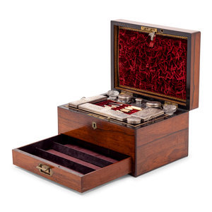 A Victorian Rosewood Dressing Box Circa 2a8e88