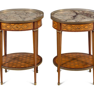 A Pair of Louis XVI Style Marquetry 2a8f64