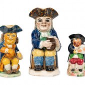 A Dr. Johnson Toby Jug and Two Other