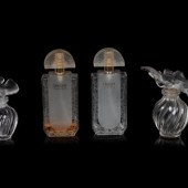 Four Lalique Perfume Bottles
Second