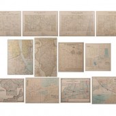 A Group of Twelve Maps of Illinois
comprising:
Map