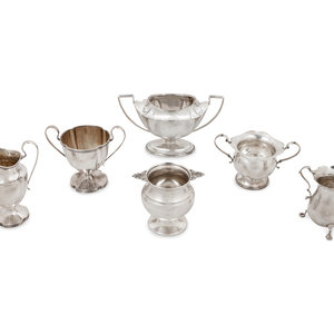 A Group of American Silver Creamers 2a7450
