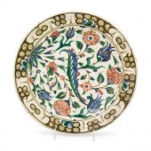 An Iznik Pottery Charger
Ottoman Turkey,