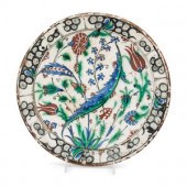 An Iznik Pottery Charger
Ottoman Turkey,