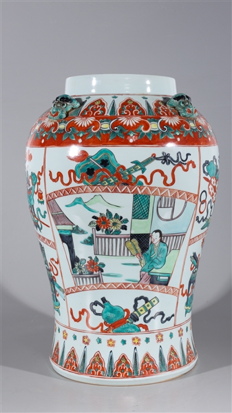 Large Chinese famille verte enameled 2aa8d4