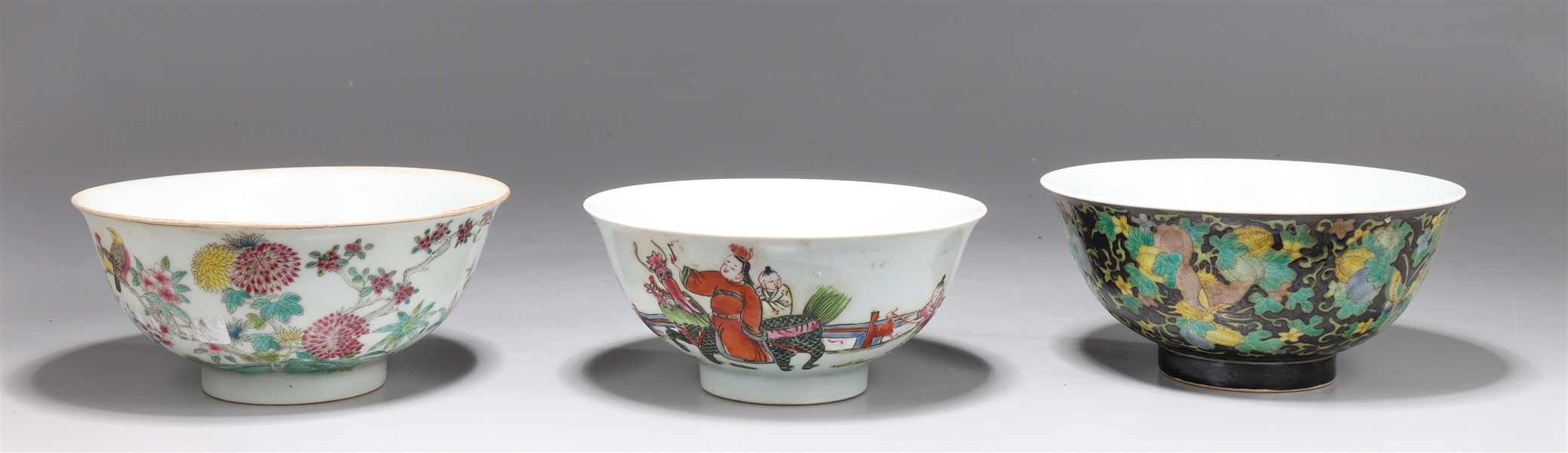 Three Chinese enameled porcelain 2aaa30