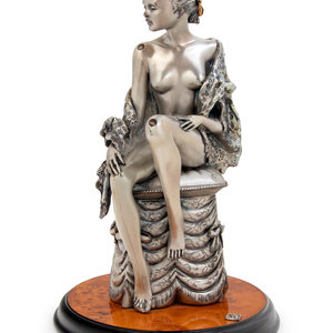 An Italian Silver Figure of a Lady Salvucci  2aacb2