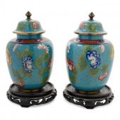 A Pair of Chinese Export Cloisonn  2aadfd