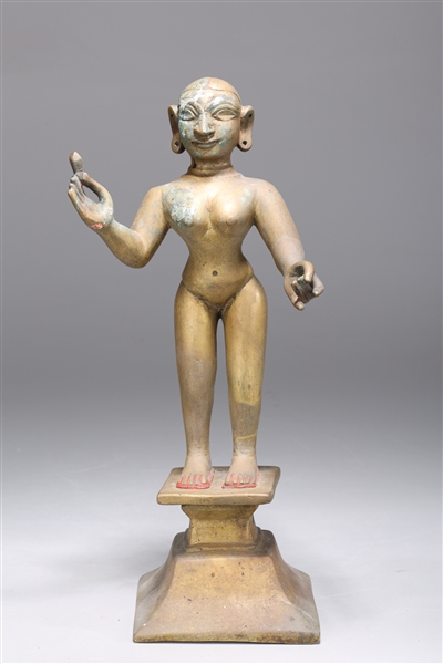 Antique Indian bronze standing 2aae37