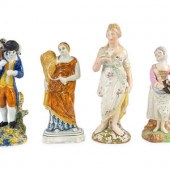 A Group of Four Staffordshire Figures
18TH/19TH