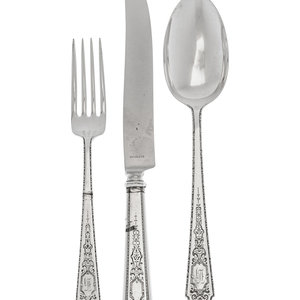 An American Silver Flatware Service Rogers  2ab417