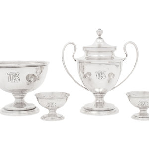 Four American Silver Hollowware