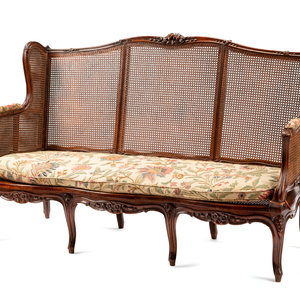 A French Provincial Caned Settee 19th 2ab7b7
