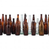 Twenty-One Glass Brewery Bottles
Late