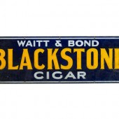 A Waitt and Bond Blackstone Cigar Tin