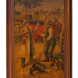 A Westminster Whiskey Tin Lithograph 2a9970