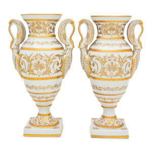 A Pair of French Painted Porcelain 2a9dc5