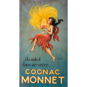 A Cognac Monnet Painted Advertising 2aa118