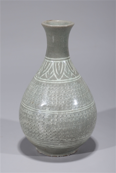 Korean celadon glazed vase with 2acdfd