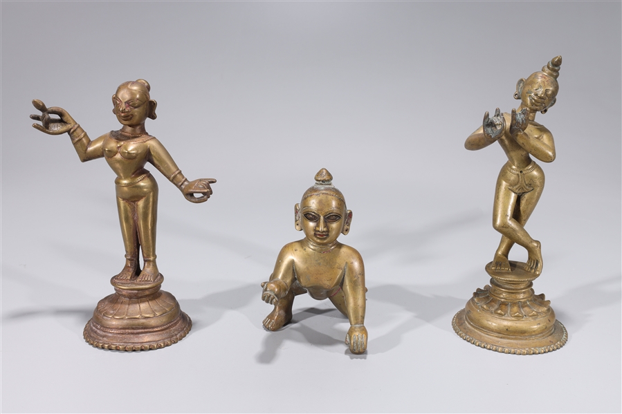 Group of three Indian bronze statues 2ad6d7