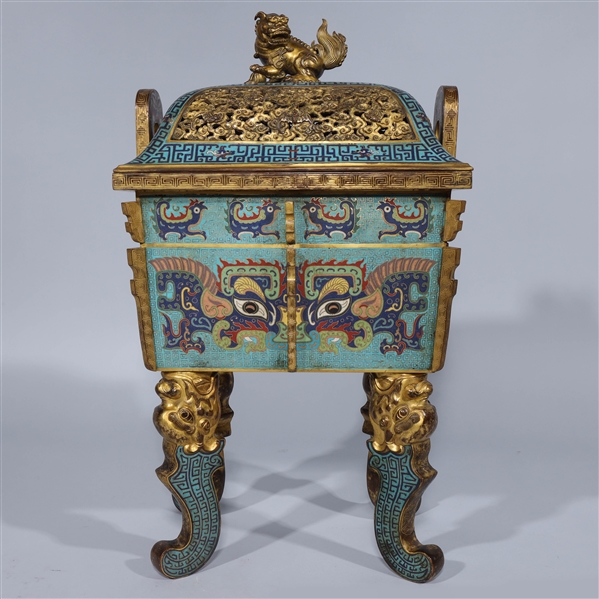 Large and elaborate Chinese cloisonne 2ad93d