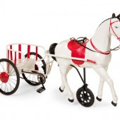 A Horse and Buggy Pedal Car Mid 2adc12