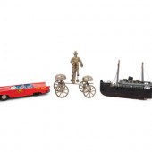 Three Antique Toys
First Half 20th Century
Length