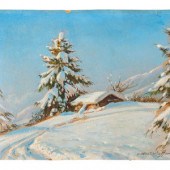 Constantin Westchiloff (Russian, 1877-1945)
Winter